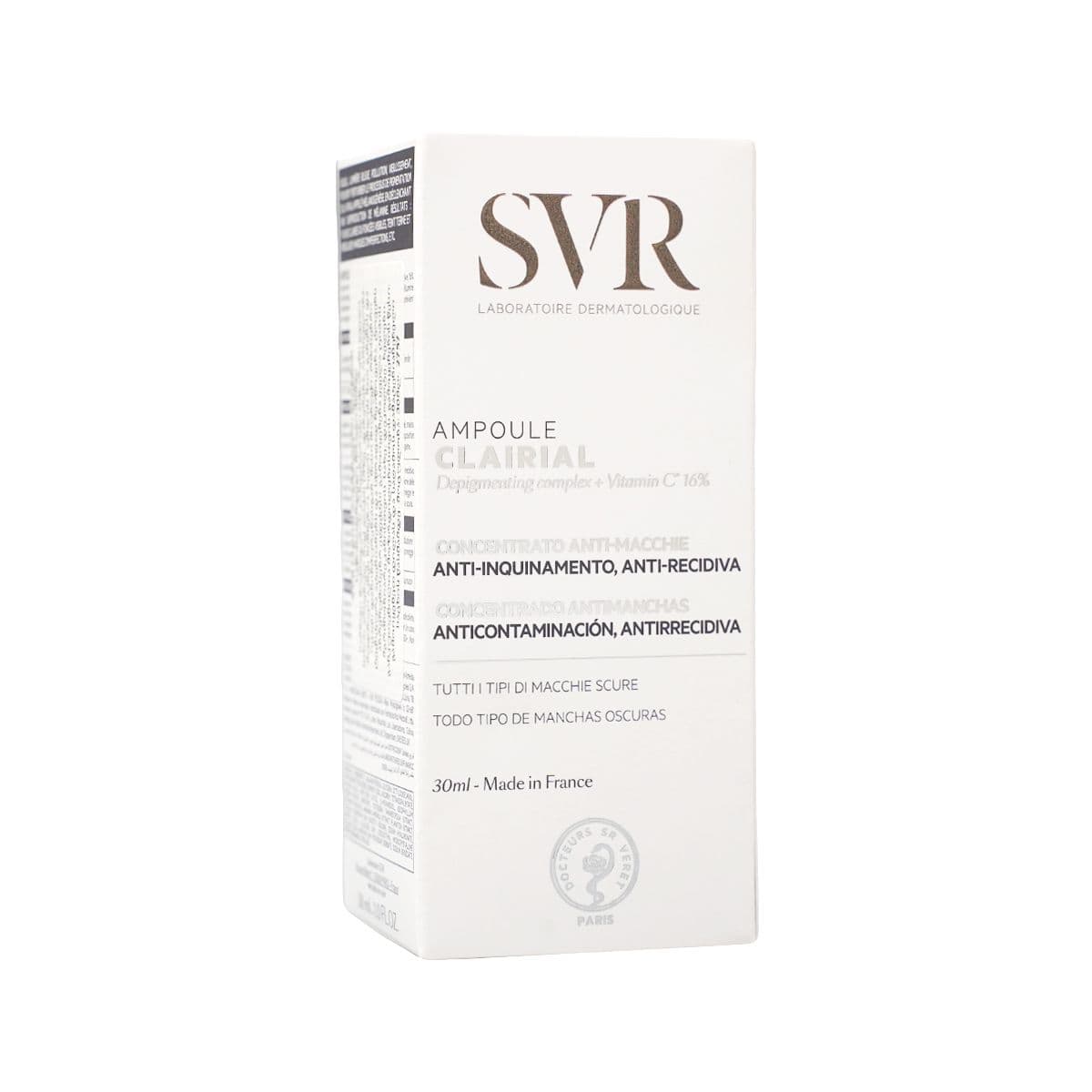 სახის ამპულა შრატი CLAIRIAL 30 მლ 2757 ესვიერი - SVR