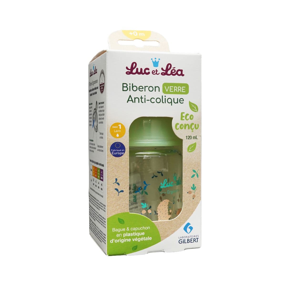 ბოთლი მინის 120 მლ 5213 ლუქ ეთ ლეა - Luc et Léa