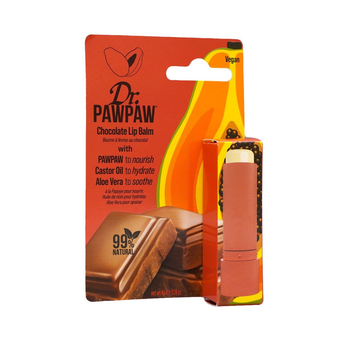 ტუჩის ბალზამი Chocolate Stick 3624 დოქტორ პაუ პაუ - Dr. Pawpaw