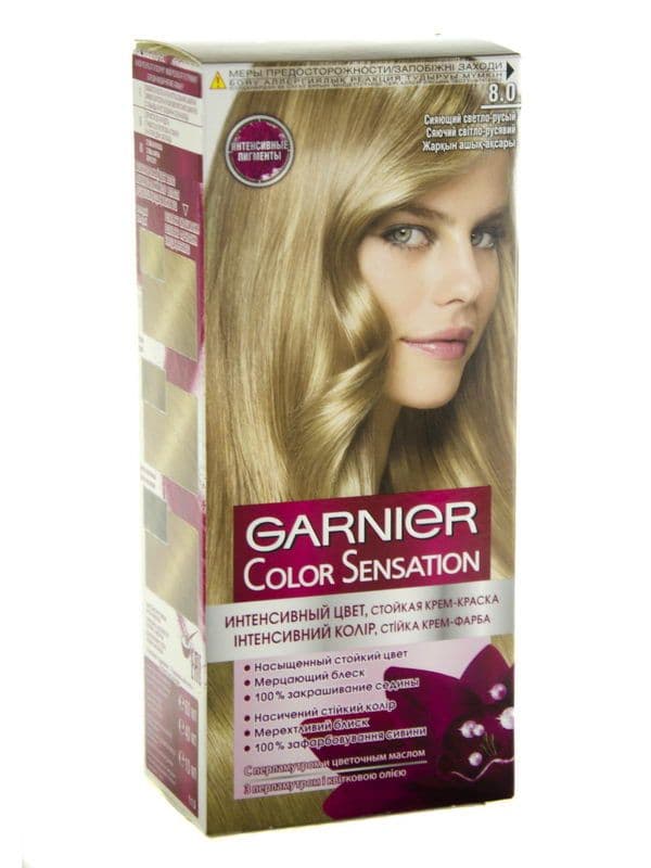 თმის საღებავი Color Sensation N8.0 გარნიე - Garnier