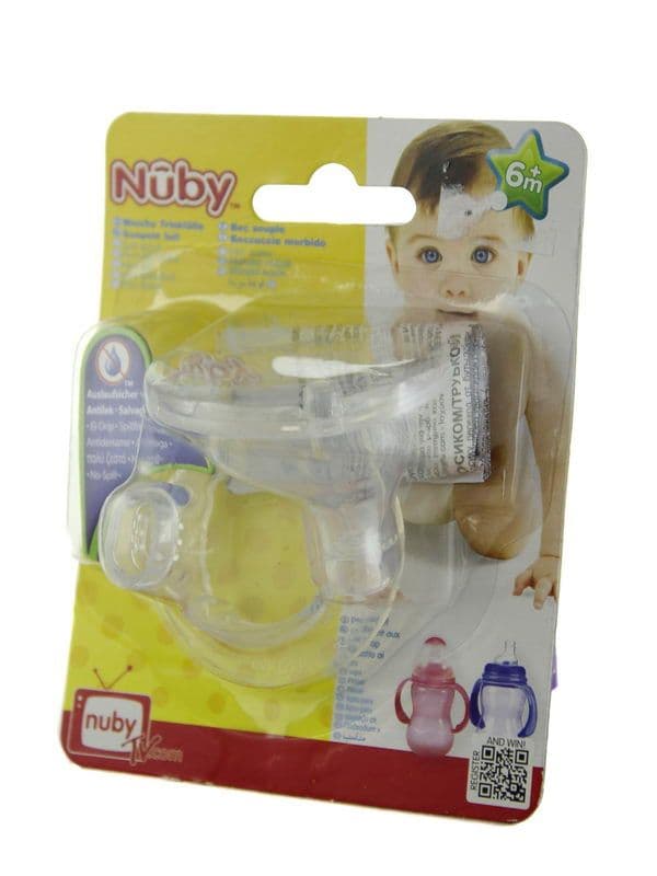 ბოთლის მატყუარა ბრტყელი თავით 2 ცალი ნუბი - Nuby