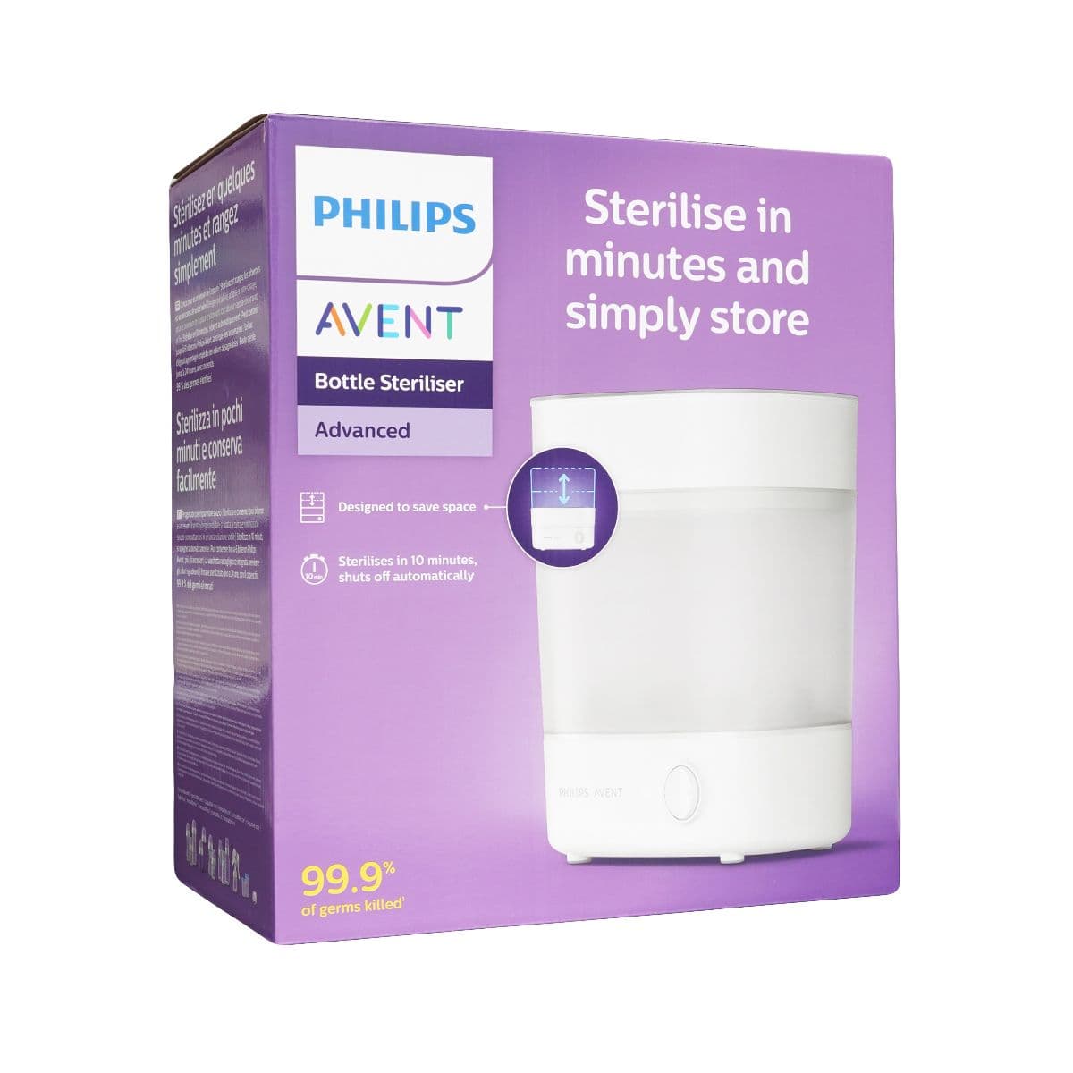 სტერილიზატორი ორთქლის 1613 ავენტი - Avent