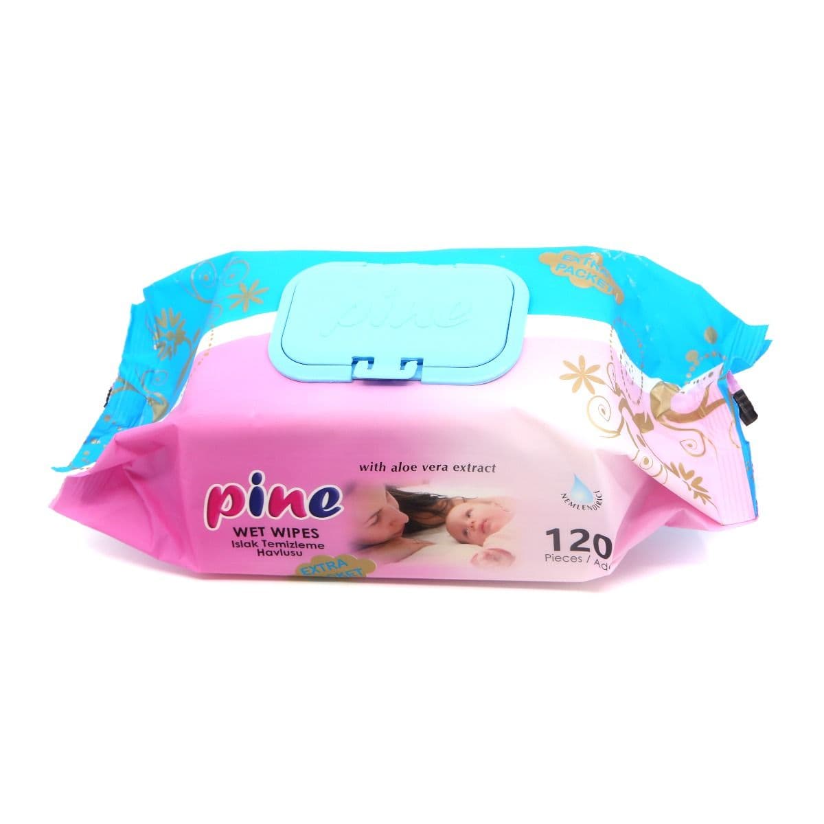 ბავშვის სველი ხელსახოცი 120ცალიანი 0163 ფაინი - Pine