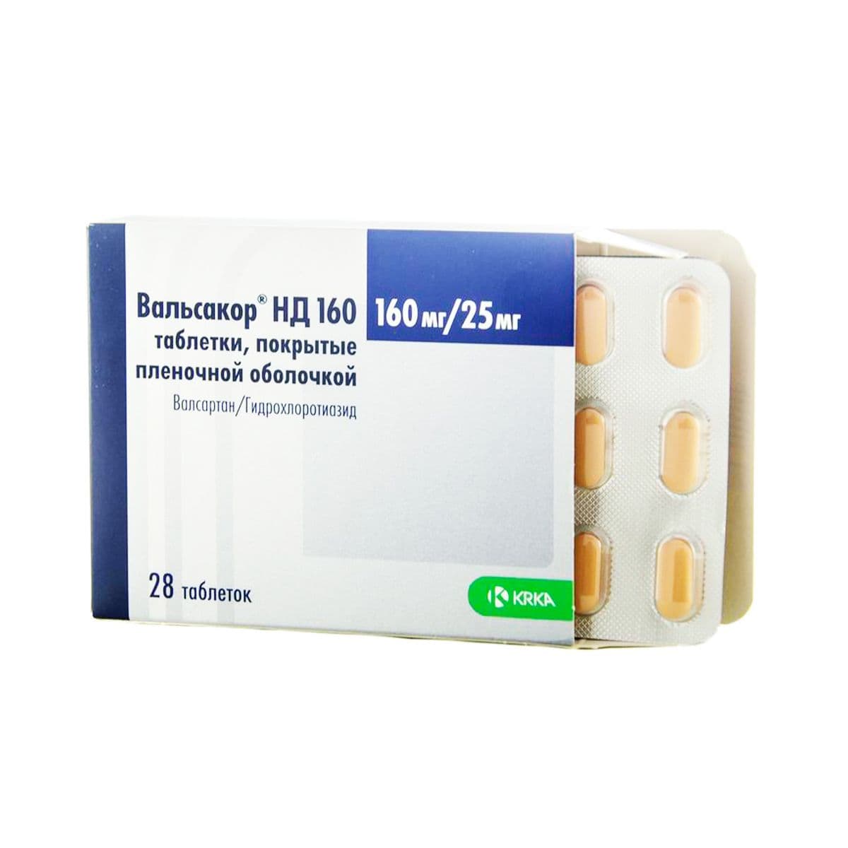 ვალსაკორი HD - Valsakor HD 160/25მგ 28 ტაბლეტი