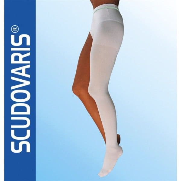 ანტიემბოლიური წინდა მარცხენა თეთრი M 4802 სკუდოტექსი - Scudotex