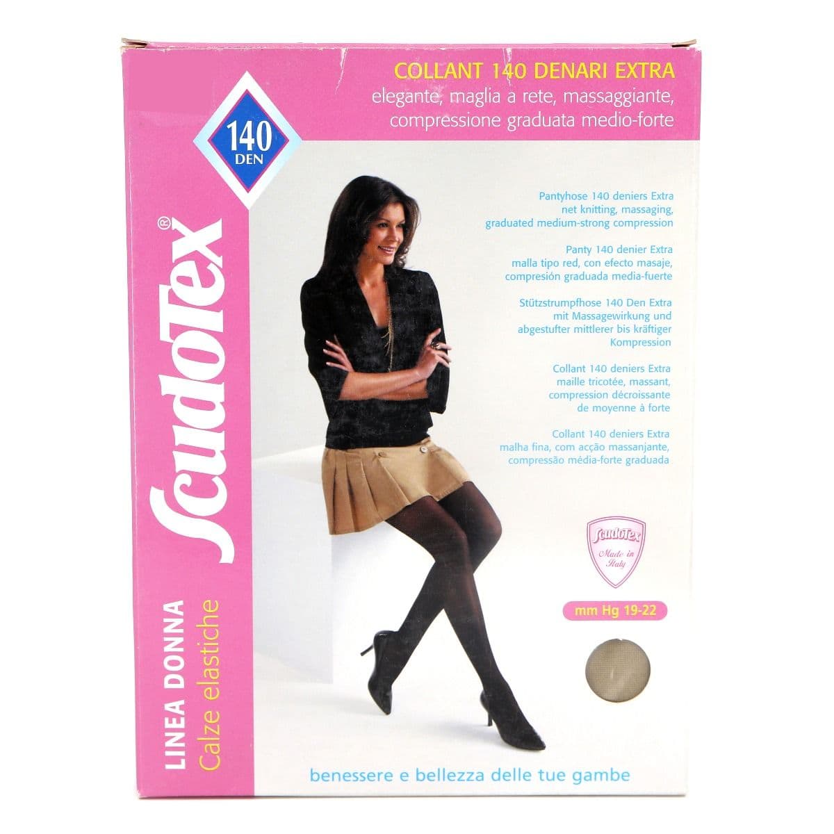 ანტივარიკოზული კოლგოტი კრემისფერი L 9266 სკუდოტექსი - Scudotex