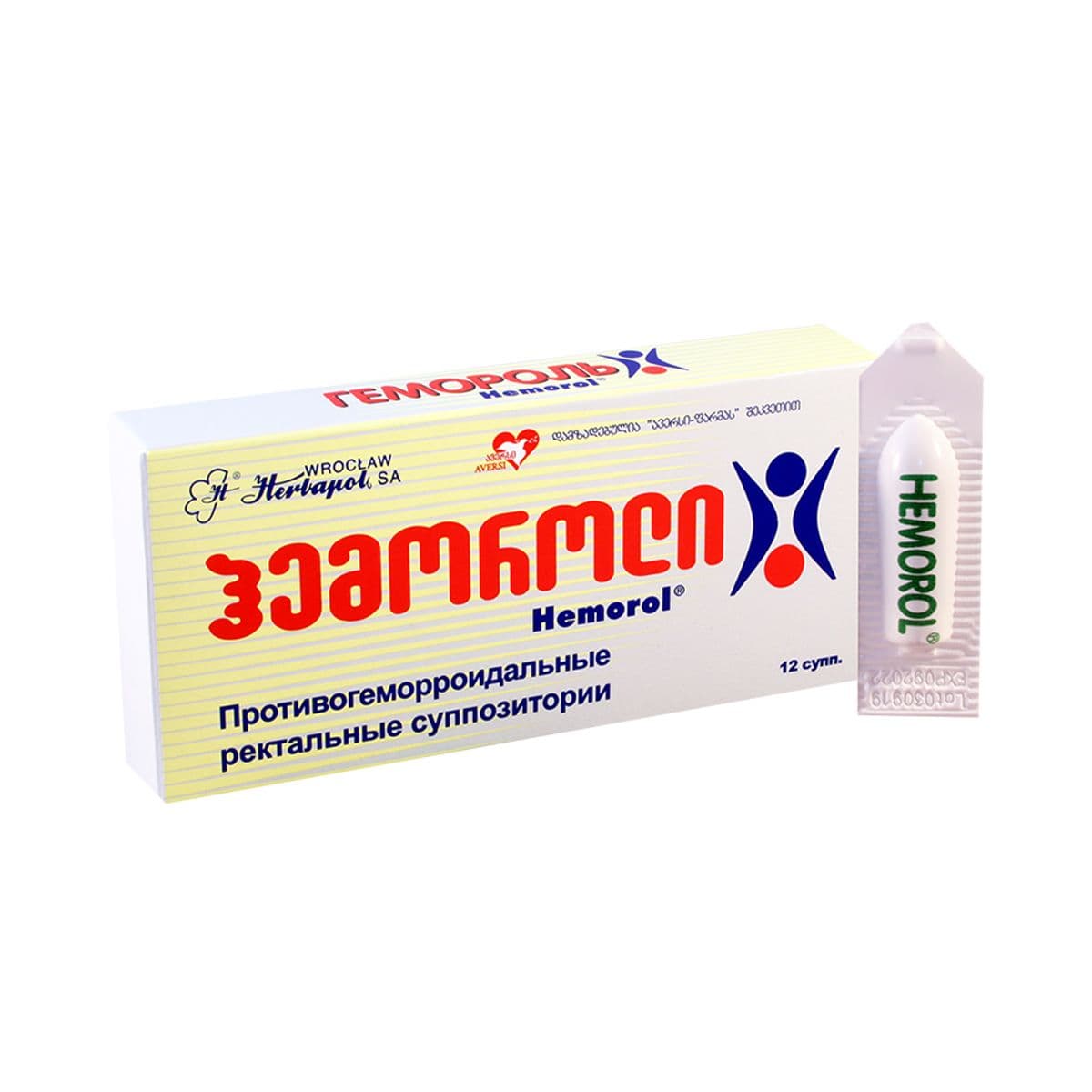 ჰემოროლი - Hemorol 12 სანთელი