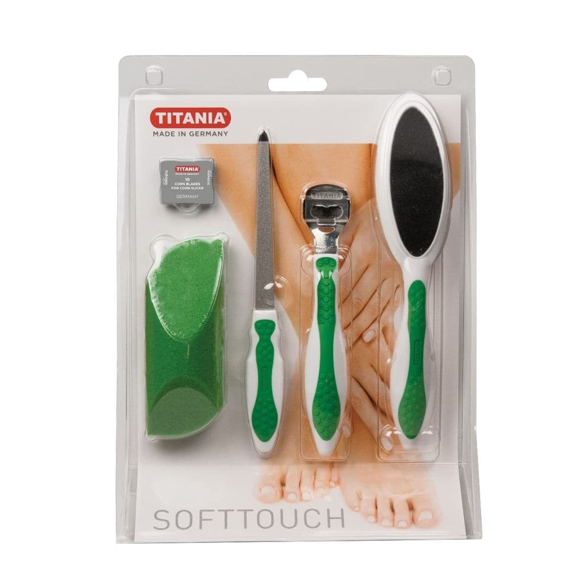 ფეხის მოვლის ნაკრები 4 ცალი 0886 ტიტანია - Titania