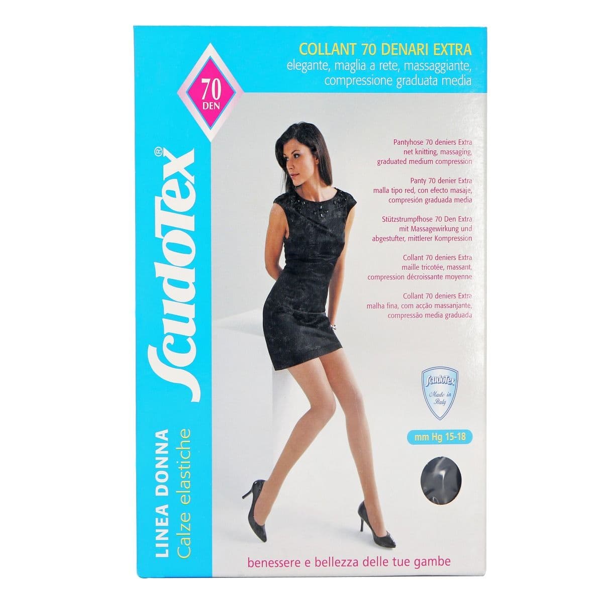 ანტივარიკოზული კოლგოტი კრემისფერი XL 8412 სკუდოტექსი - Scudotex