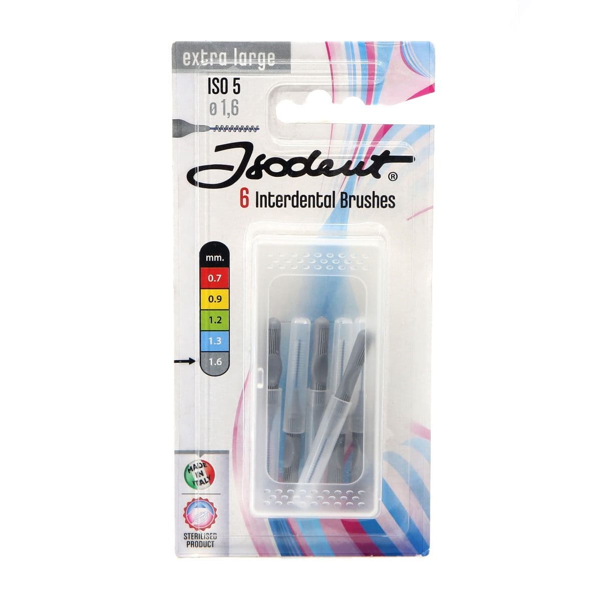 კბილთაშუა ჯაგრისი ისოდენტი ექსტრა დიდი7128 პიავე - Piave