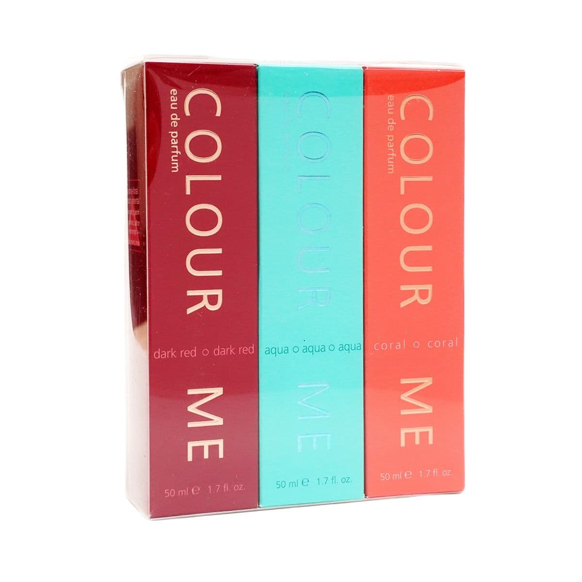 პარფიუმის ნაკრები Dark Red Aqua And Coral 50 მლ 3765 მილტონი - Milton