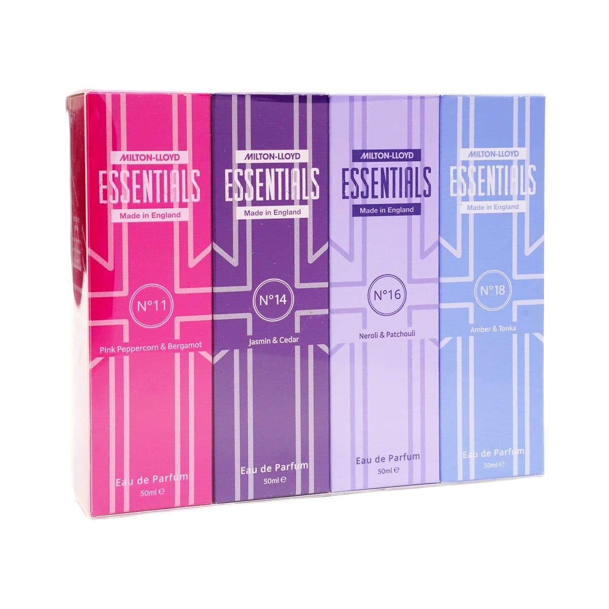 პარფიუმის ნაკრები Essentials N11 N14 N16 N18 50 მლ 2808 მილტონი - Milton