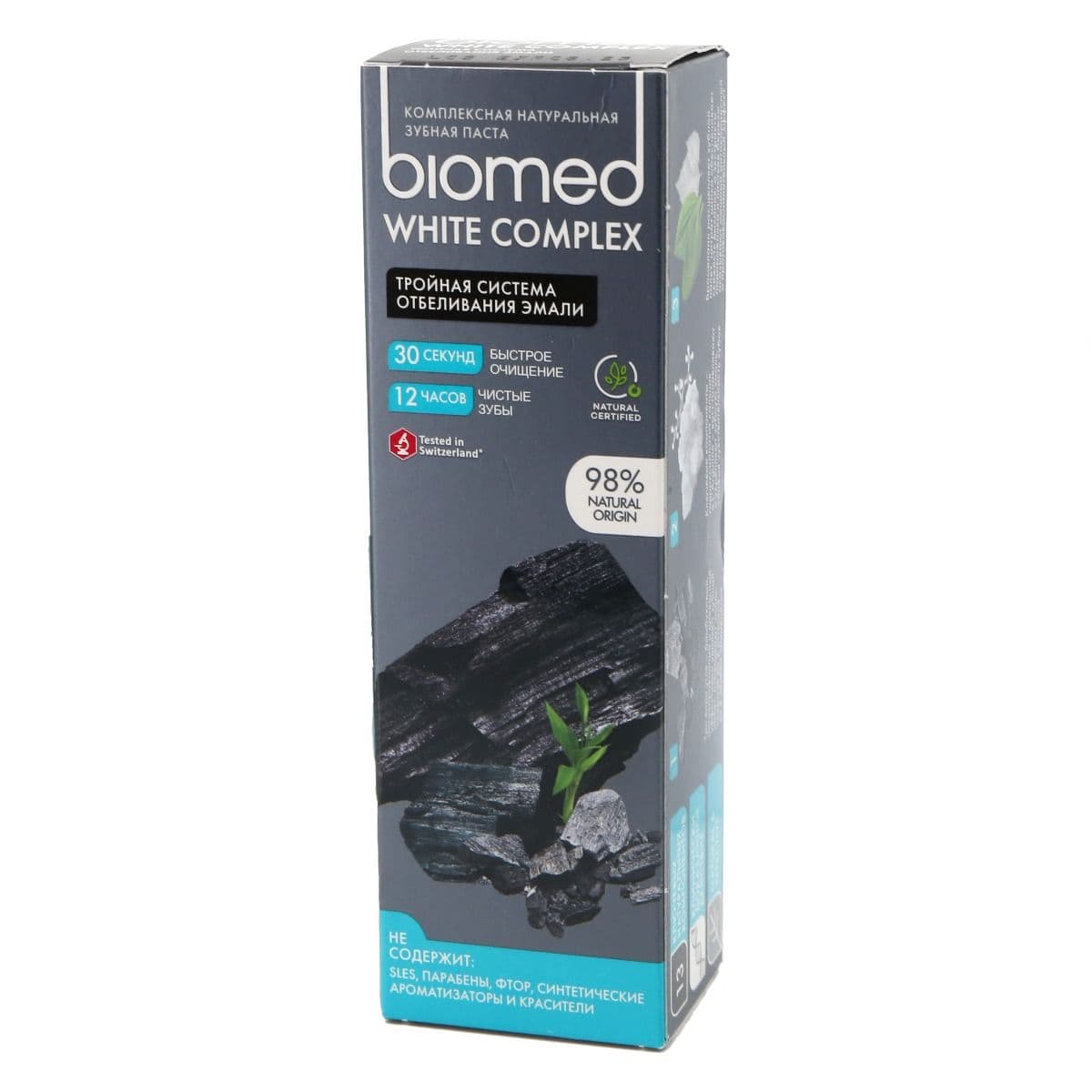 კბილის პასტა white complex 100გ 0424 ბიომედი - Biomed