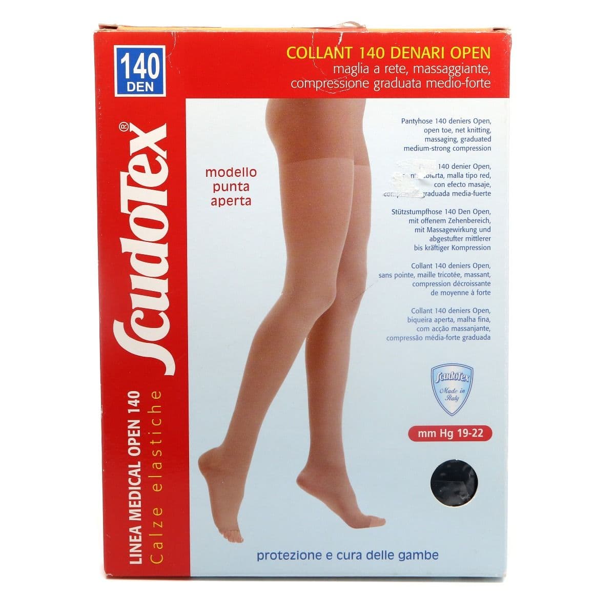 ანტივარიკოზული კოლგოტი I კომპრესია შავი M 3920 სკუდოტექსი - Scudotex