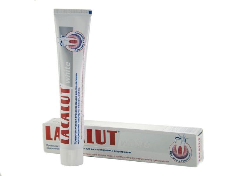 კბილის პასტა მათეთრებელი 50მლ. ლაკალუტი - Lacalut