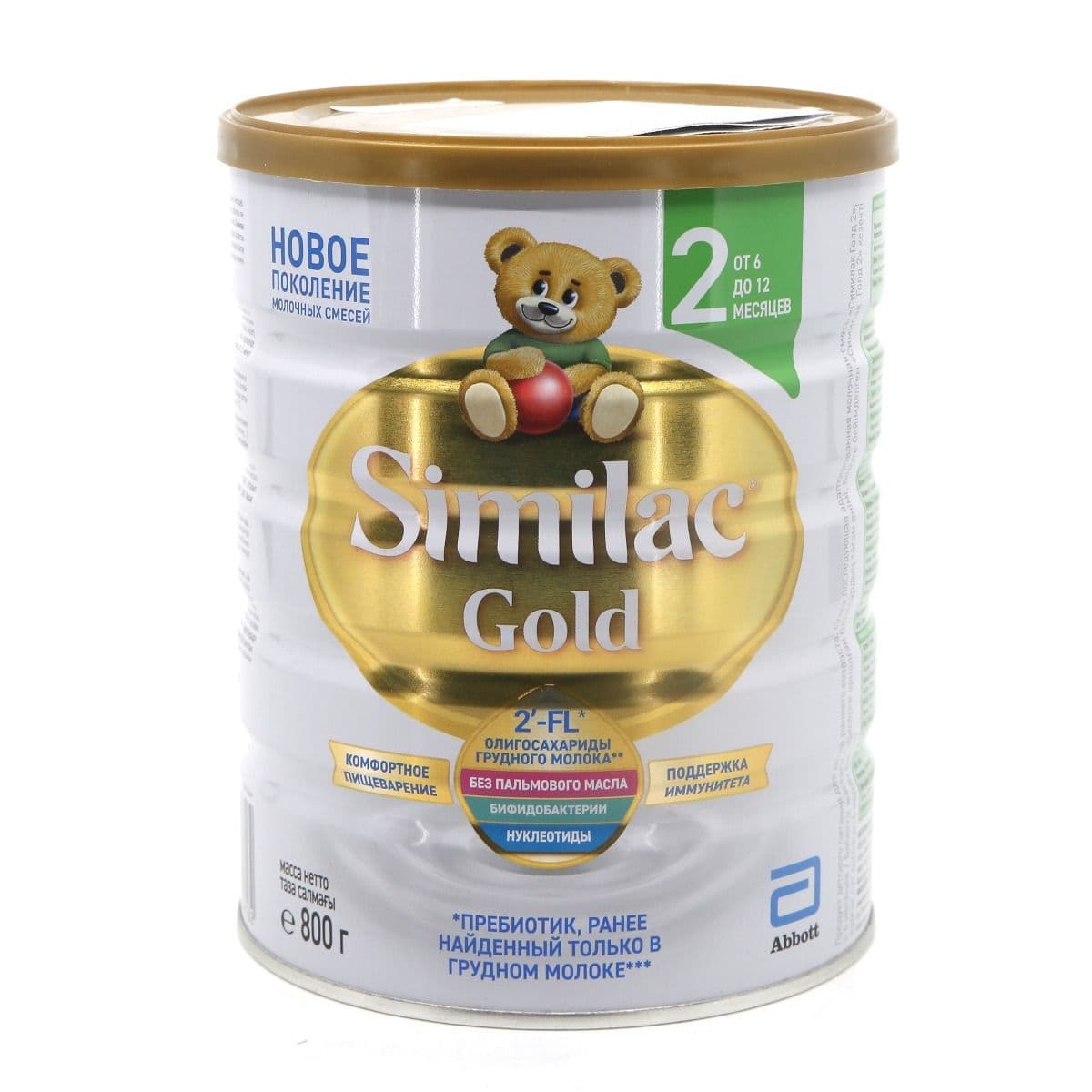 რძის ნაზავი გოლდი 2 800გ 8162 სიმილაკი - Similac