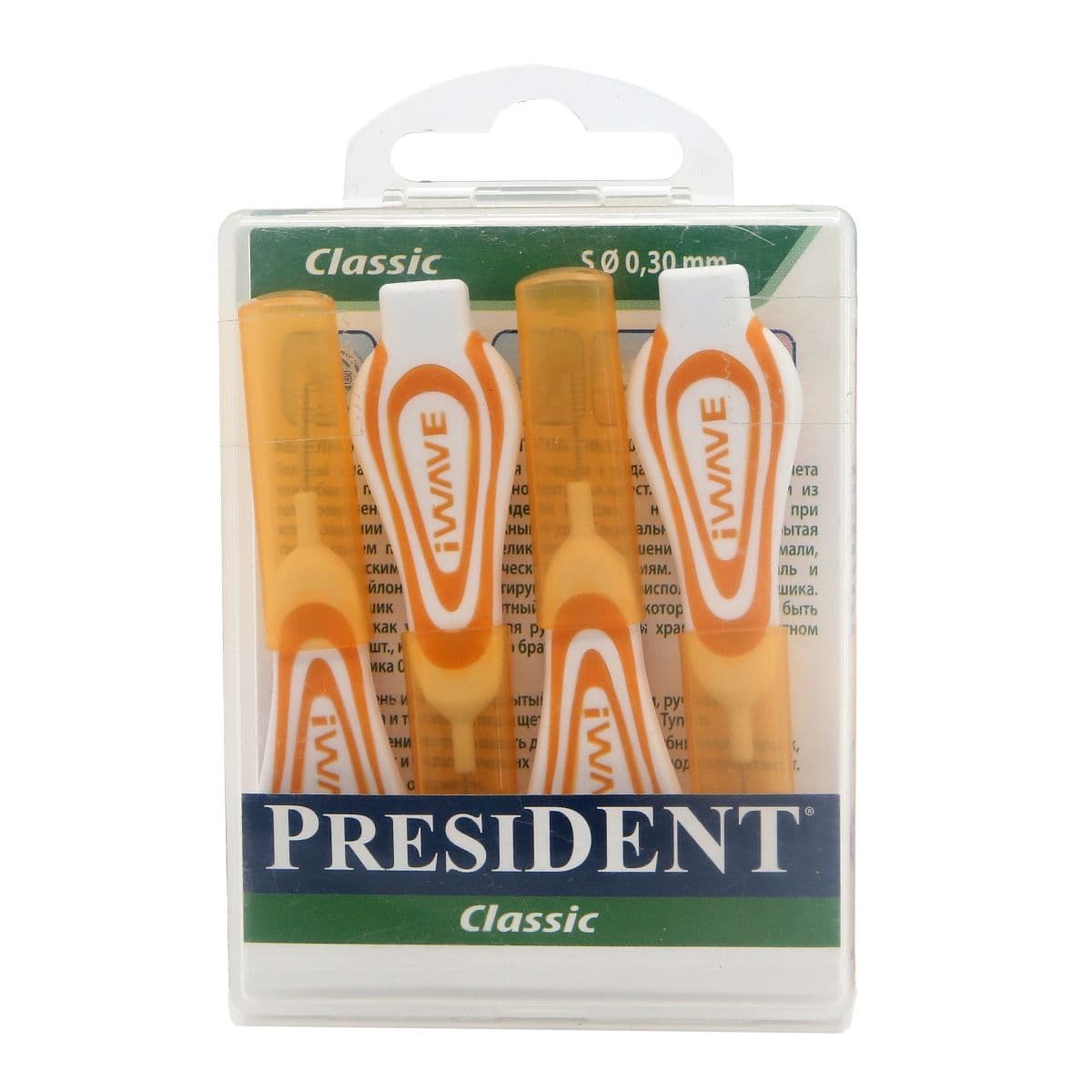 კბილის ჯაგრისი ინტერდენტი S 4ცალი 3024 პრეზიდენტი - President