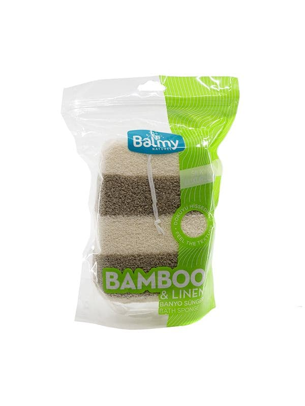 აბაზანის ღრუბელი სამასაჟე ბამბუკი კუბიკი1062 ბალმი - Balmy