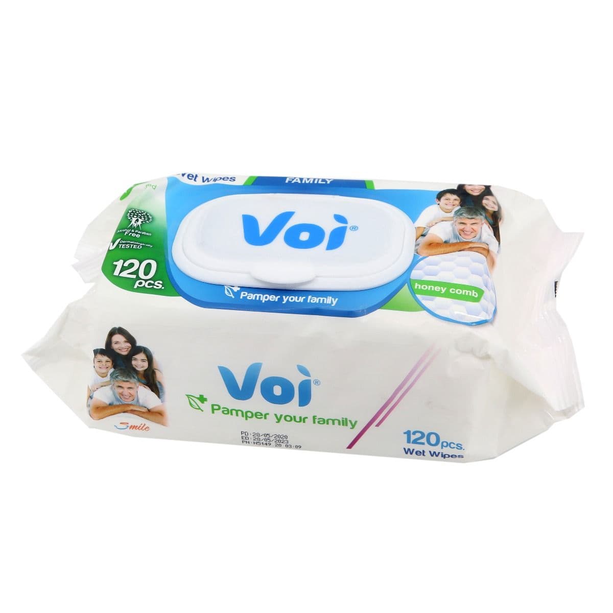 სველი ხელსაწმენდი Family 120ცალი 0070 ვოი - Voi
