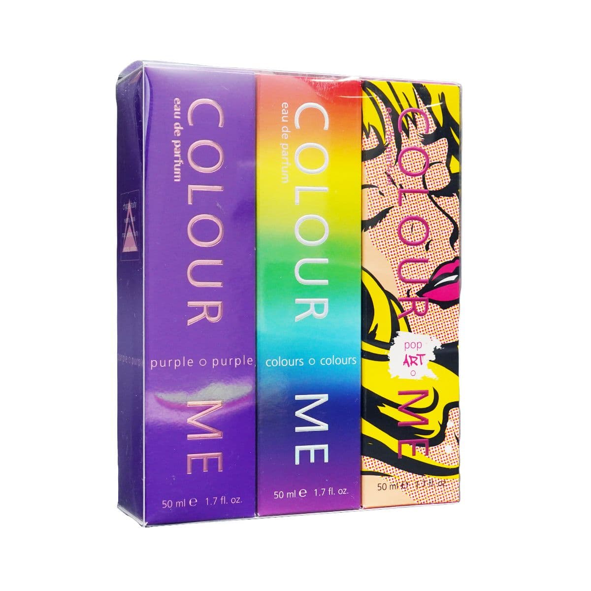 პარფიუმის ნაკრები COLOUR ME Purple Colours Pop Art 50 მლ 9259 მილტონი - Milton
