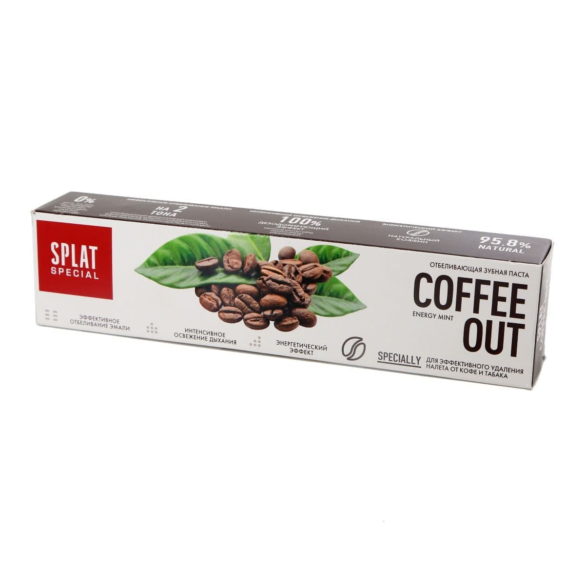კბილის პასტა Coffee Out 75მლ 0650 სპლატი - Splat