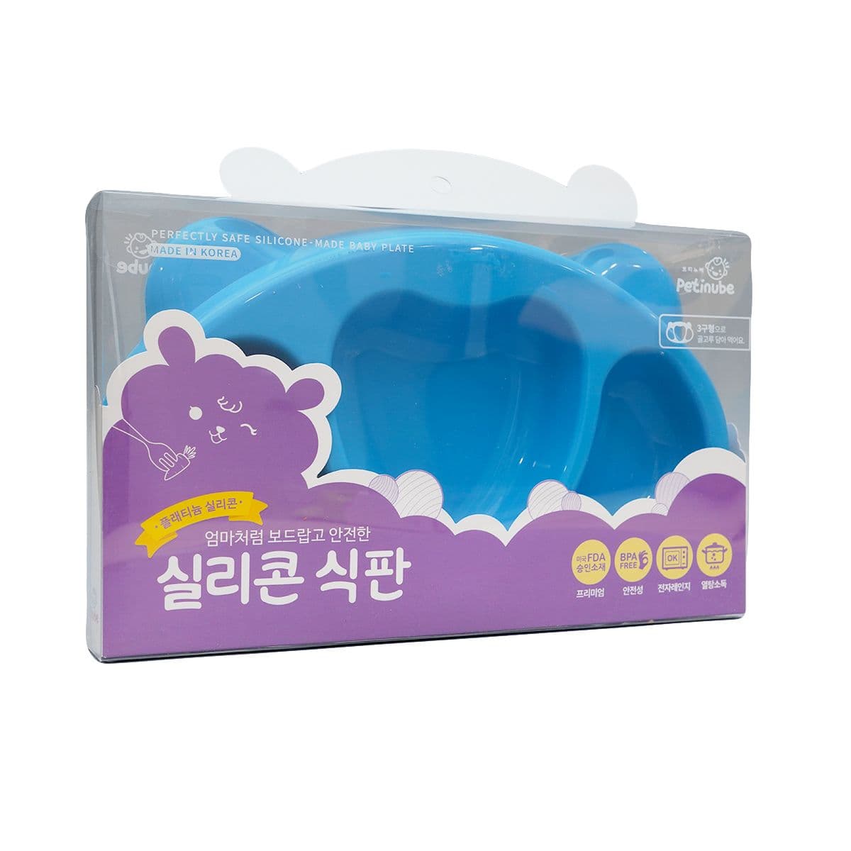 სილიკონის თეფში ლურჯი 8623 პეტინუბი - Petinube