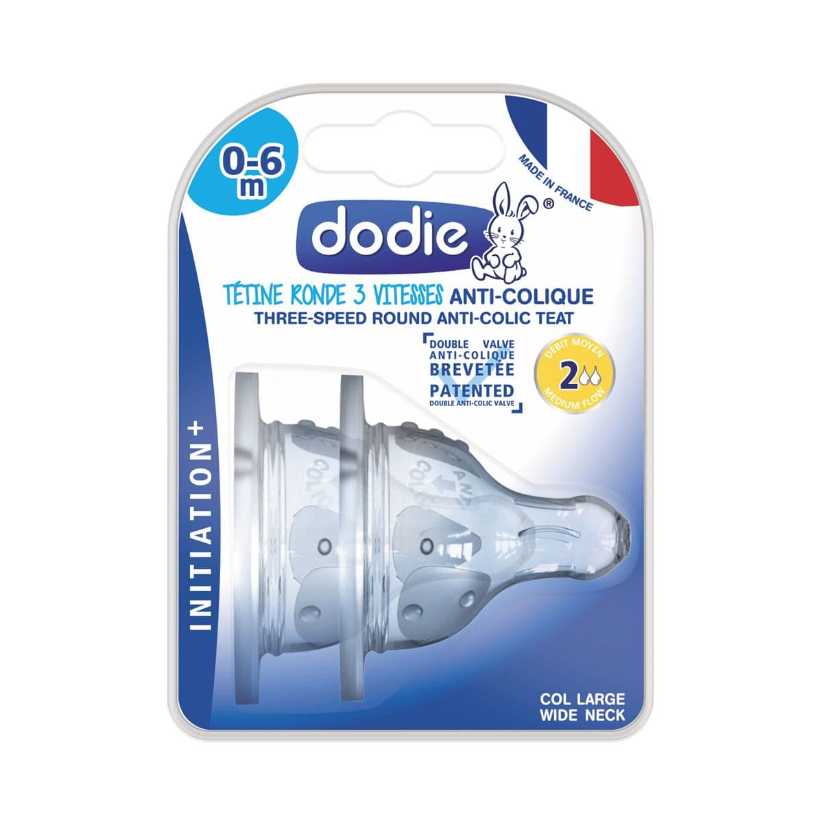 საწოვარა AC ფართო ყელით 0-6 თვე N2 6354 დოძიე - DODIE