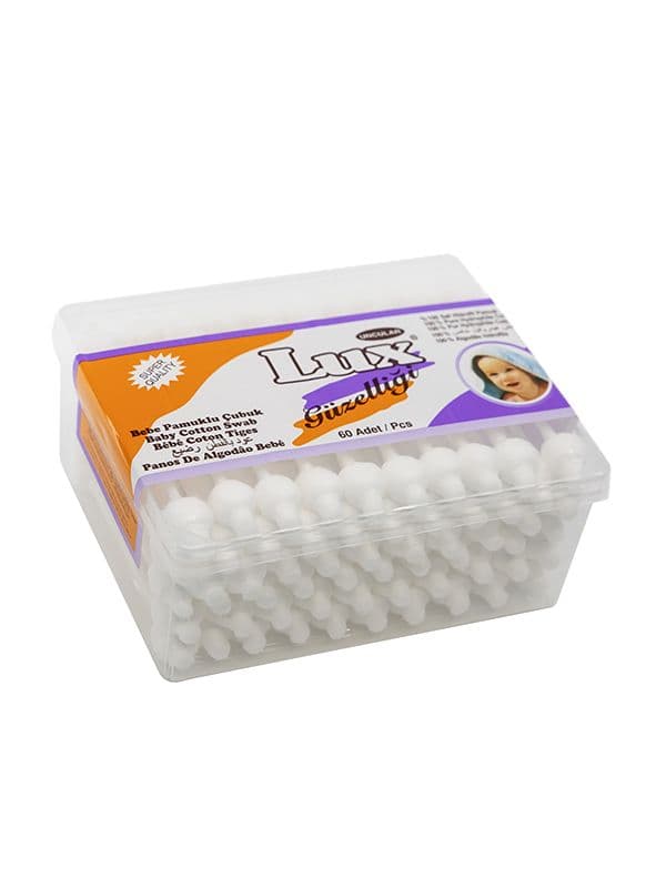 ყურის ჩხირი დამცავით 60 ცალი 3019 ლუქსი - Lux