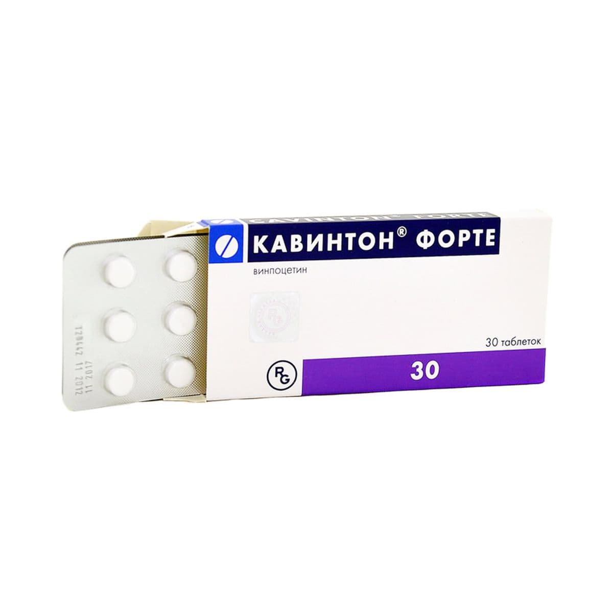 კავინტონი ფორტე - Cavinton Forte 10მგ 30ტაბლეტი