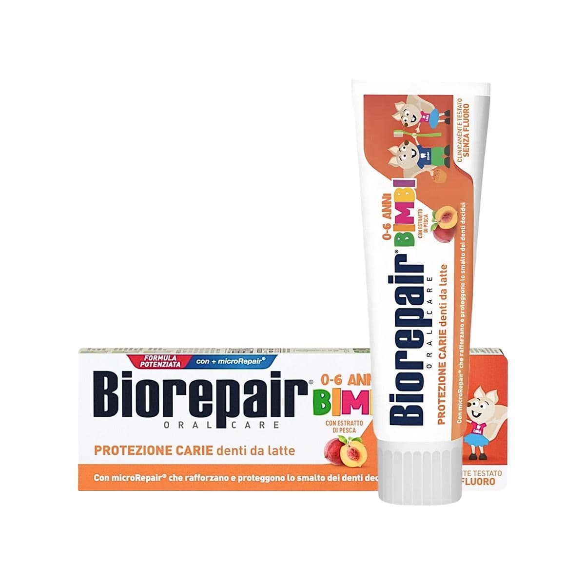 საბავშვო კბილის პასტა 0-6 წელი 50 მლ 9202 ბიორეპაირი - Biorepair