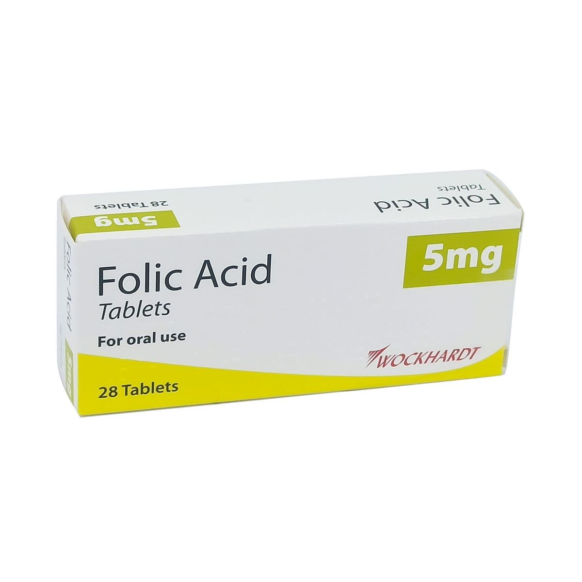 ფოლის მჟავა - Folic Acid 5მგ 28 ტაბლეტი