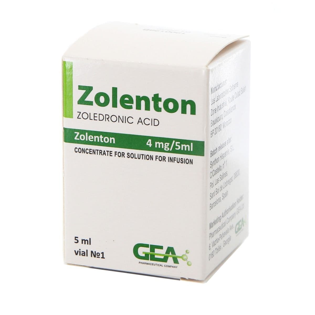 ზოლენტონი - Zolenton 4მგ/5მლ 5მლ ფლაკონი