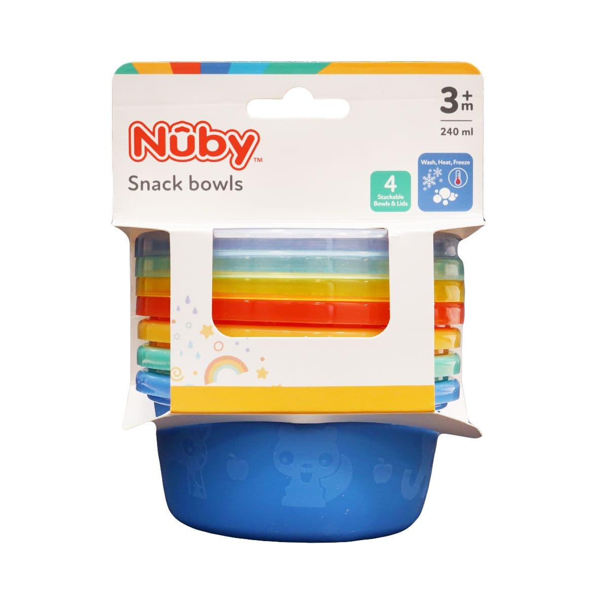 კონტეინერი 3-36 4 ცალი 0187 ნუბი - Nuby