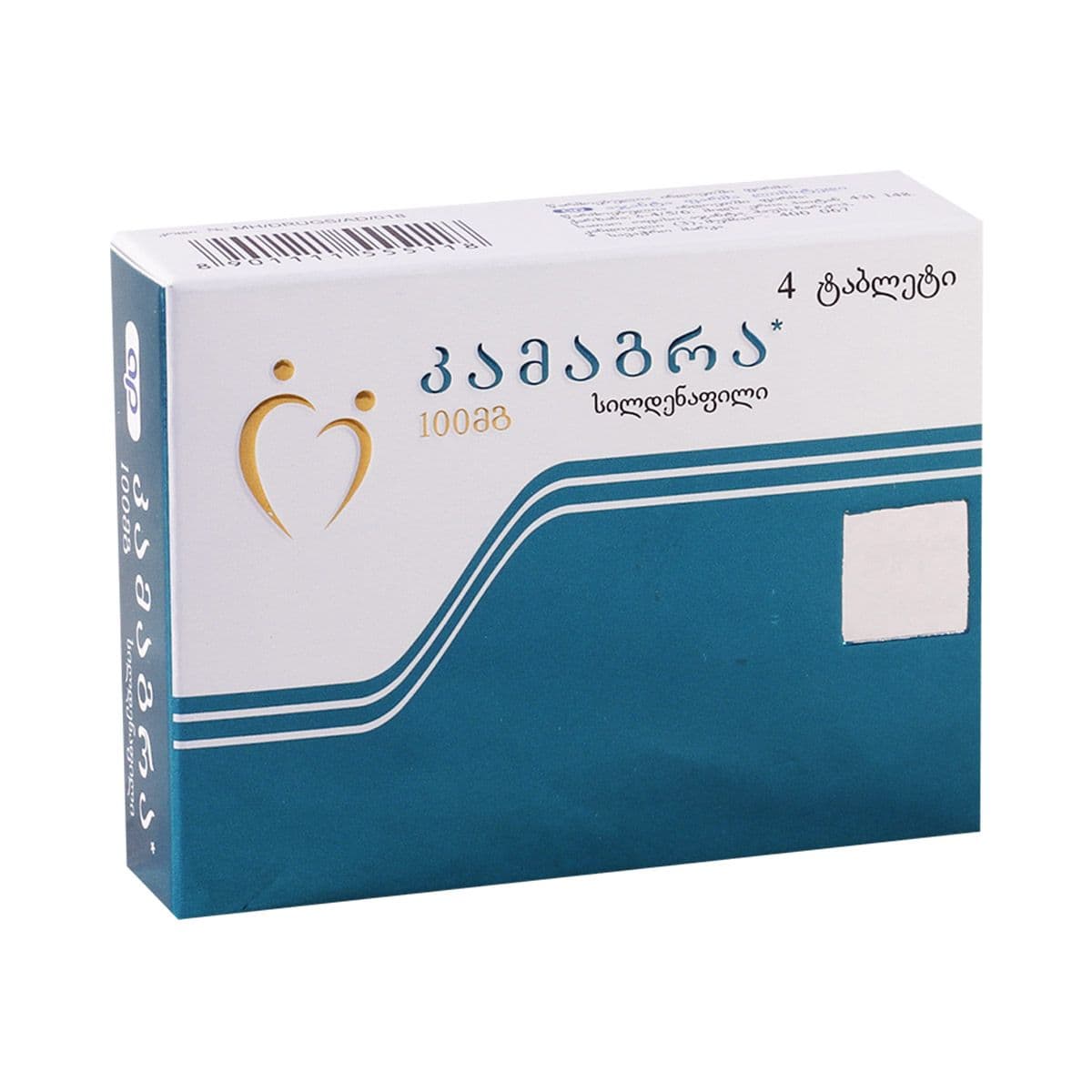 კამაგრა - Kamagra 100მგ 4 ტაბლეტი