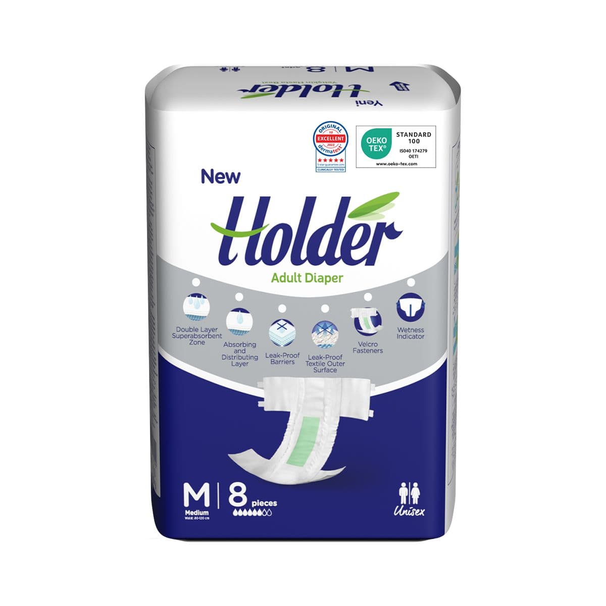 მოზრდილის საფენი მედიუმი 8 ცალი 4390 ჰოლდერი - Holder