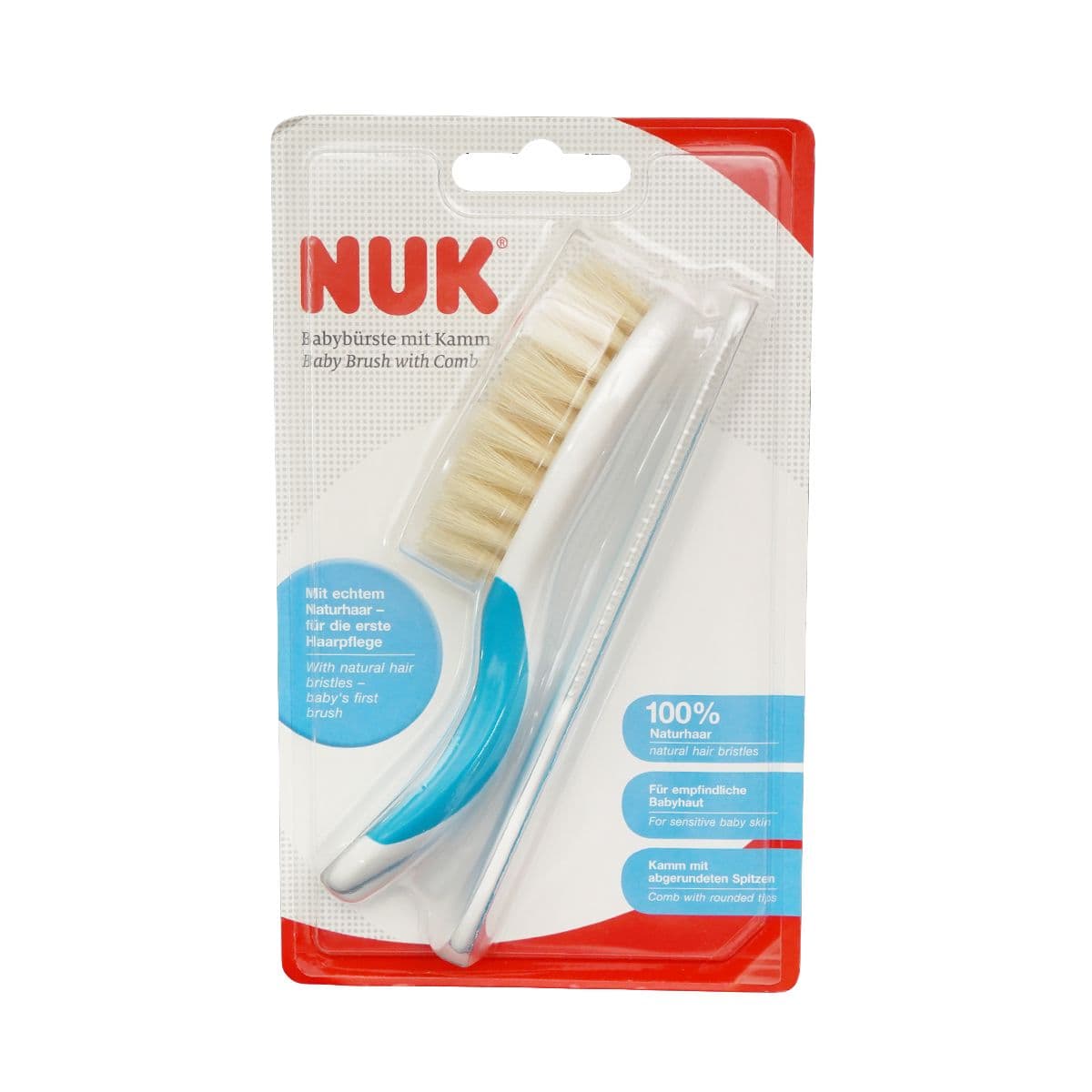 ჯაგრისი - სავარცხელი ლურჯი 1174 ნუკი - Nuk