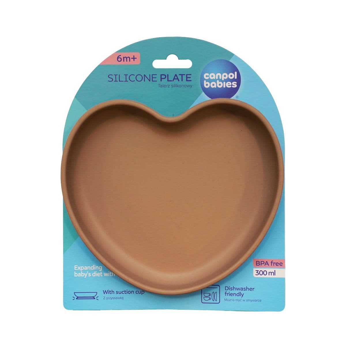 სილიკონის თეფში კრემისფერი 3599 კანპოლი - Canpol