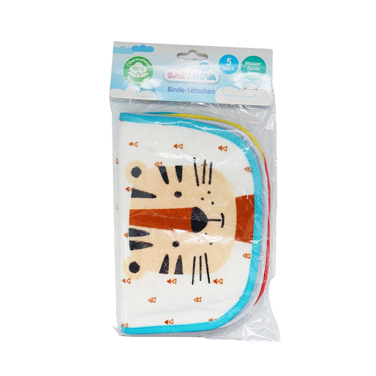 წინსაფარი ბამბის 5 ცალი 33103 ბეიბი ნოვა - Baby Nova