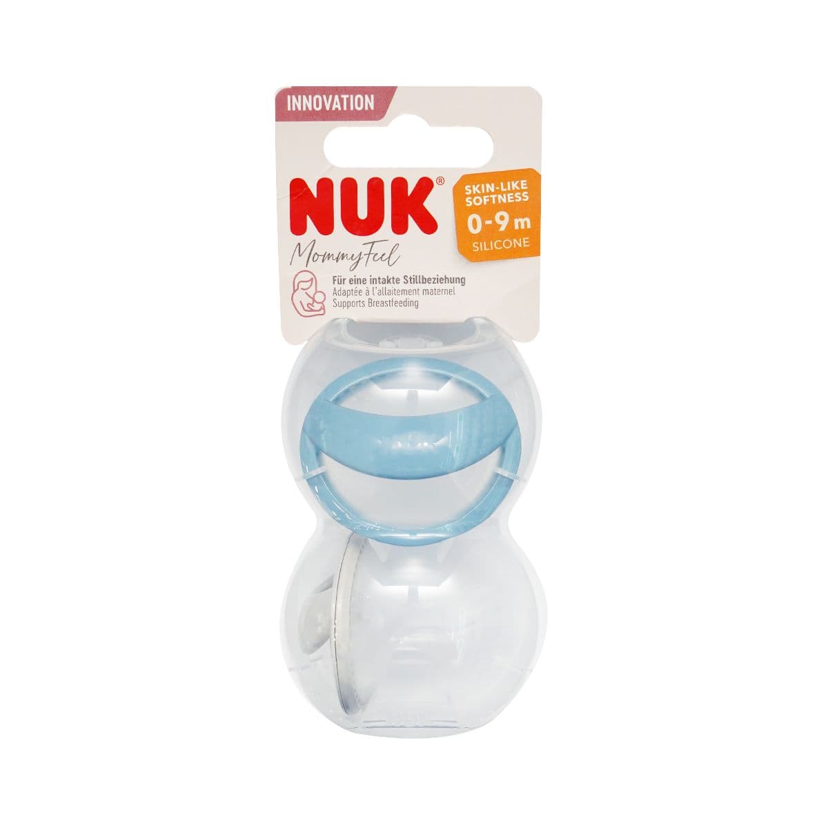 სილიკონის მატყუარა Mommy 0-9 თვე ლ/ბ 5434 ნუკი - Nuk