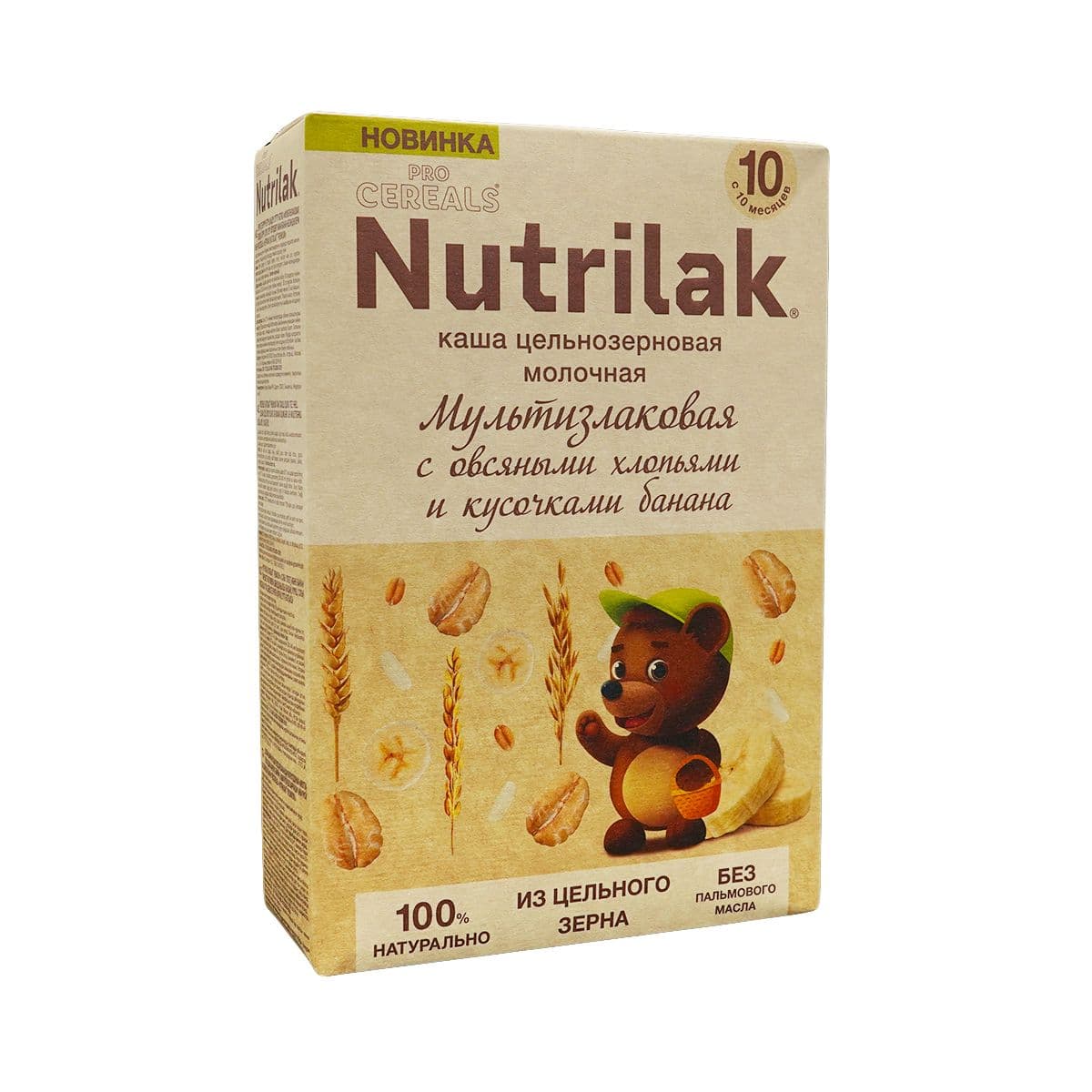 რძიანი ფაფა მარცვლეული და ბანანი 2018 ნუტრილაკი - Nutrilak