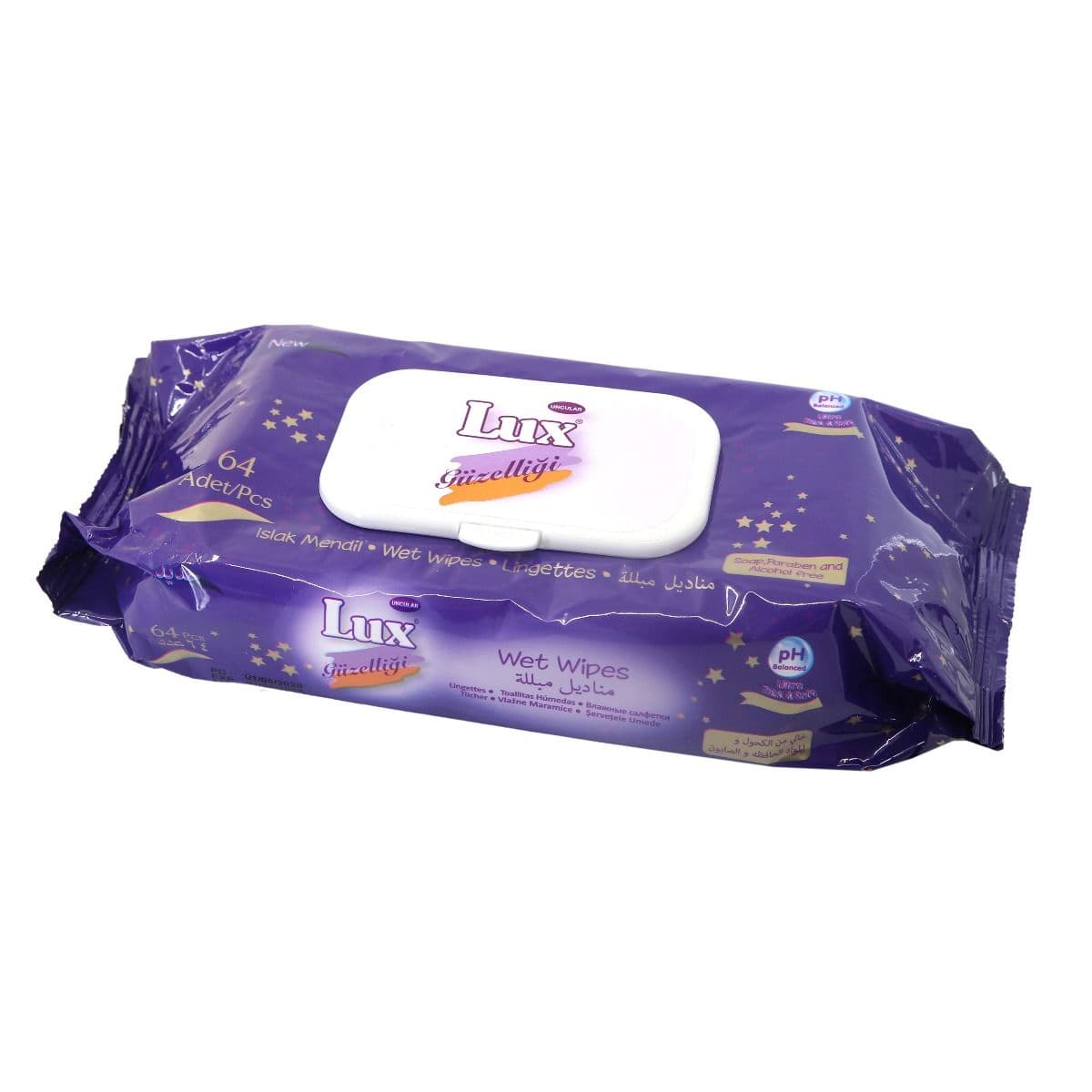 სველი ხელსახოცი 64 ცალი 0021 ლუქსი - Lux