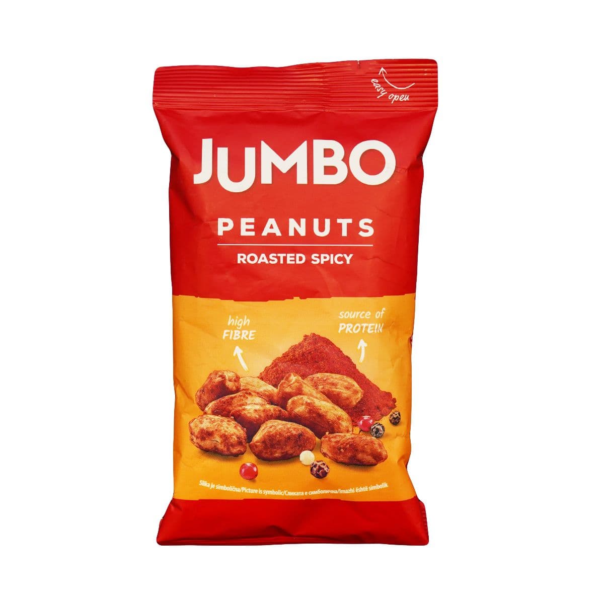 მოხალული არაქისი ცხარე 75 გ 1468 ჯამბო - Jumbo