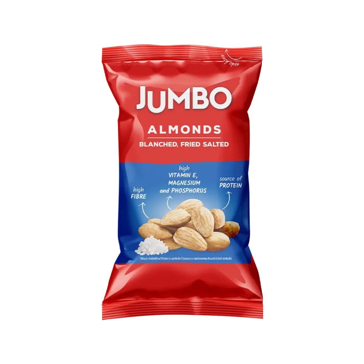 შემწვარი ნუში მარილით 75 გ 7816 ჯამბო - Jumbo