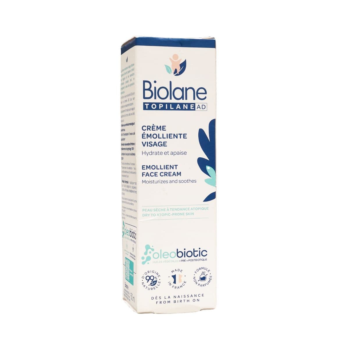 ტოპილანი და ემოლიანტი კრემი ატოპიური კანისთვის 50 მლ 1242 ბიოლანი - Biolane