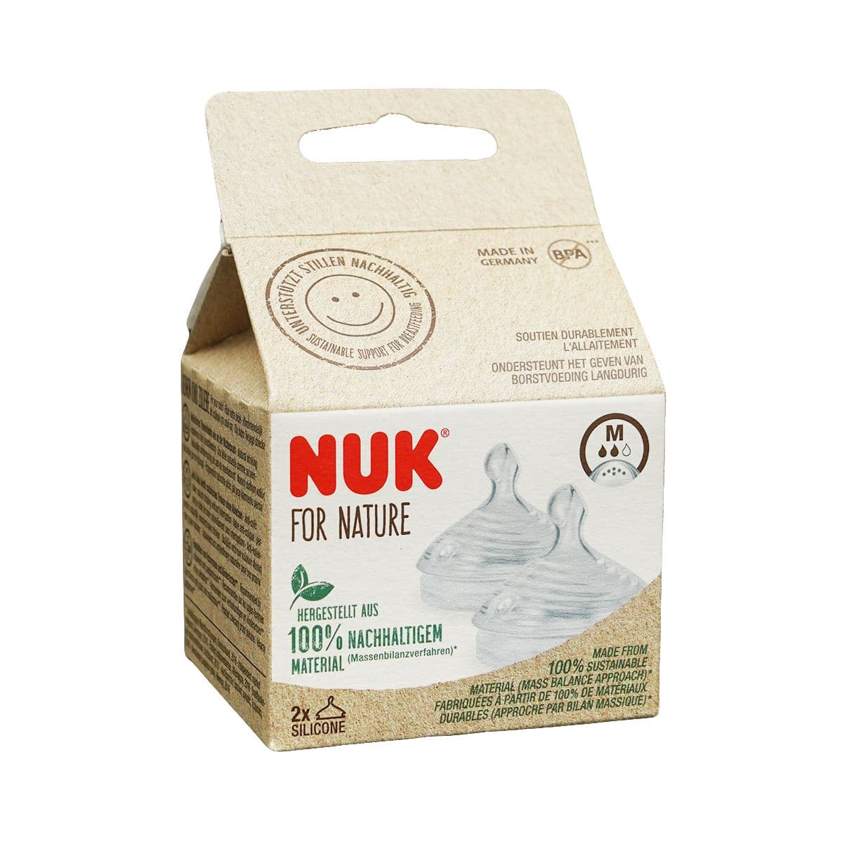 საწოვარა სილიკონის M 9556 ნუკი - Nuk
