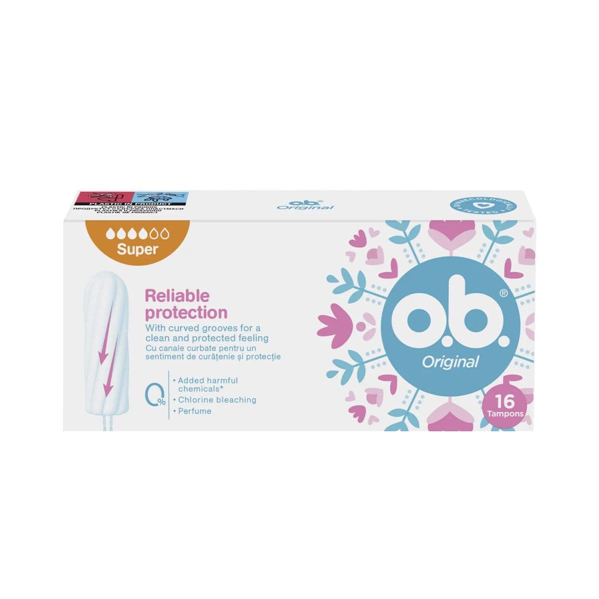 ტამპონი სუპერი 16 ცალი 8357 ო.ბი - O.B