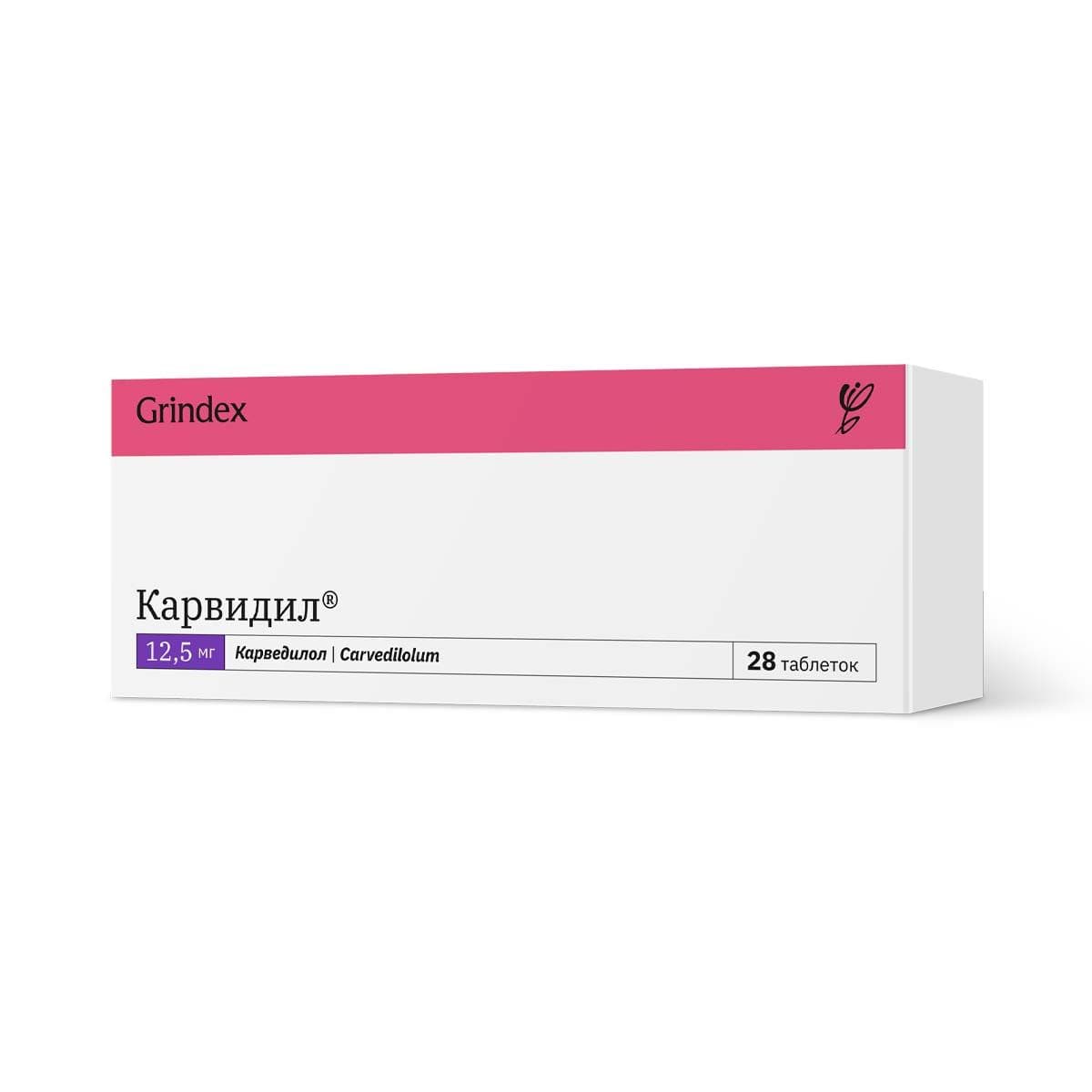 კარვიდილი - Carvidil 12,5მგ 28 ტაბლეტი