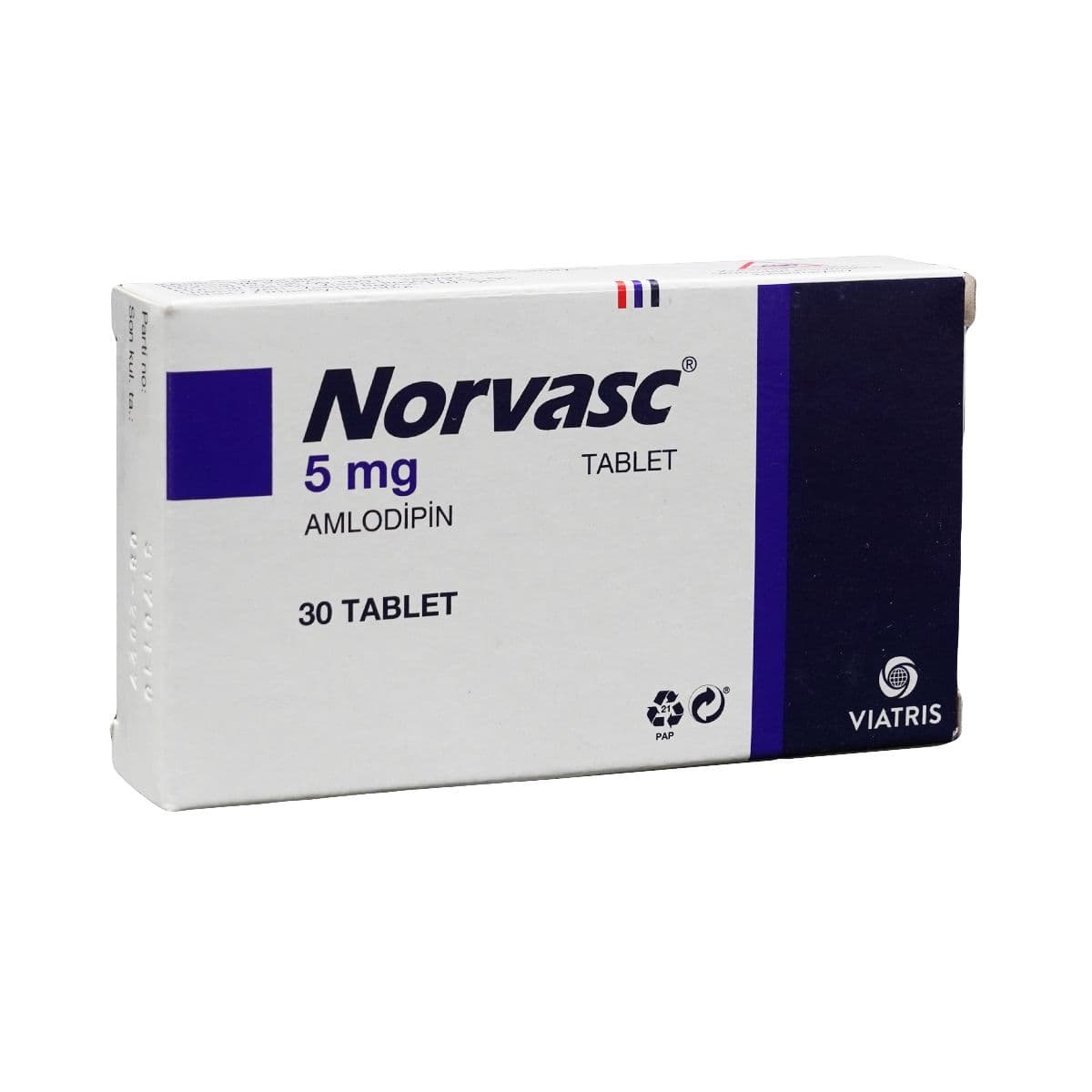 ნორვასკი - Norvasc 5მგ 30 ტაბლეტი