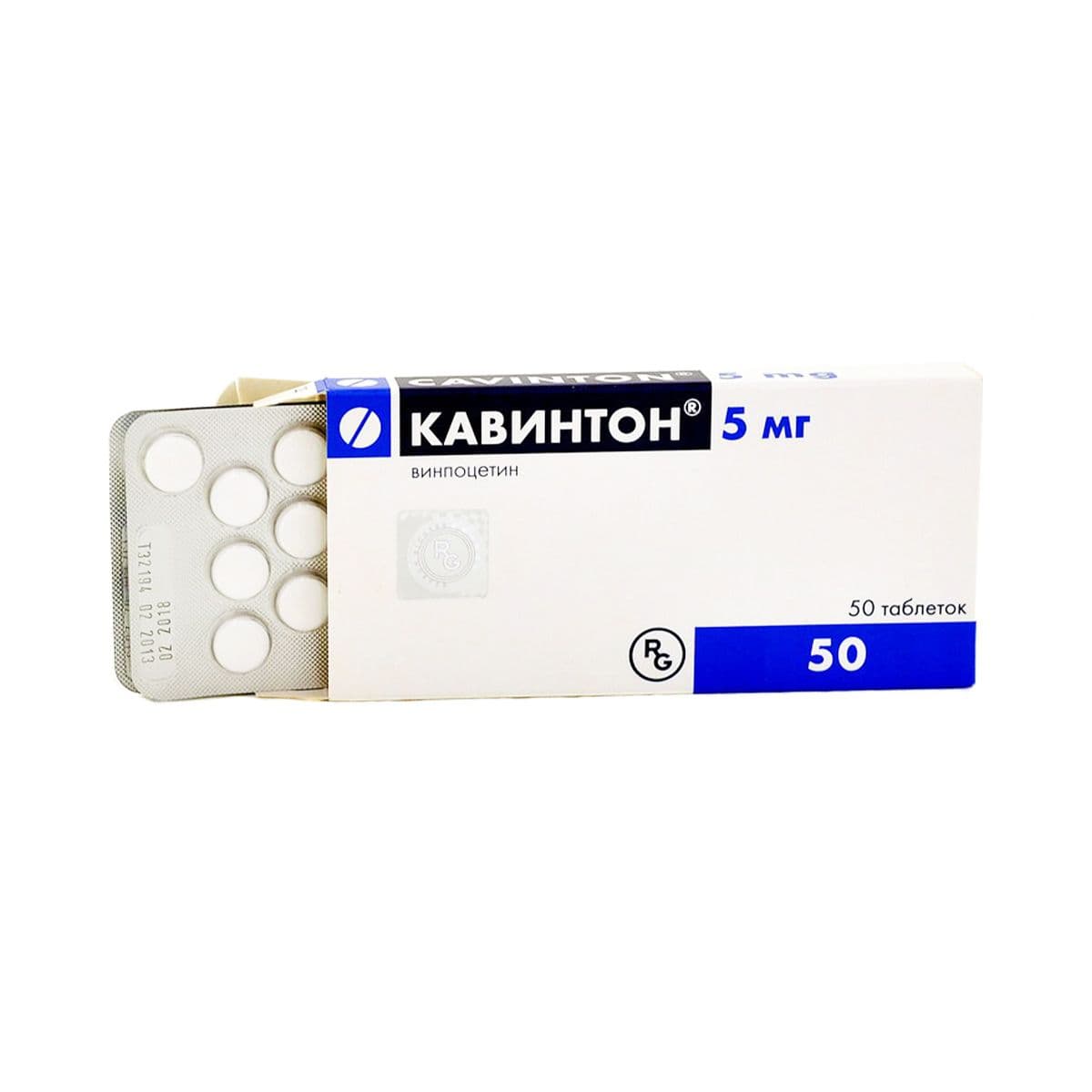 კავინტონი - Cavinton 5მგ 50ტაბლეტი