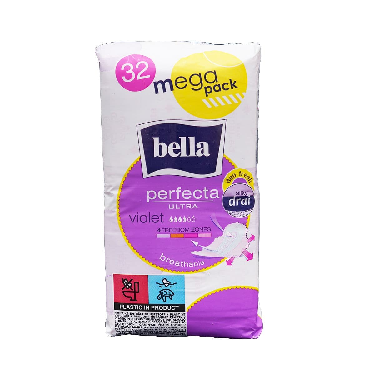 საფენი ბადისებრი ზედაპირით 4 წვეთი 32 ცალი 5475 ბელა- Bella